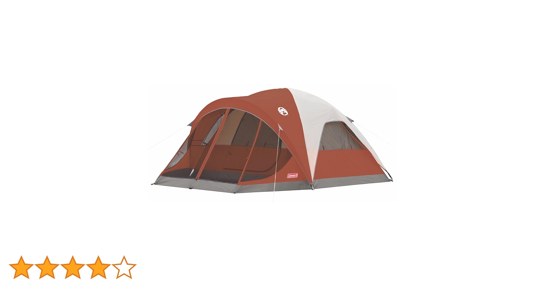 Coleman 4-Person Evanston Tent with Screened Porch Canopy 9 Ft x 7